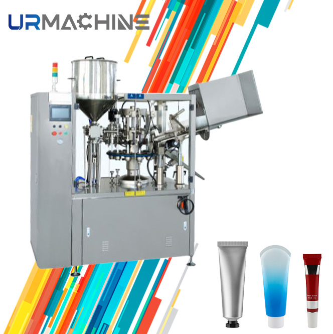 automatic plastic tube filling and sealing machine